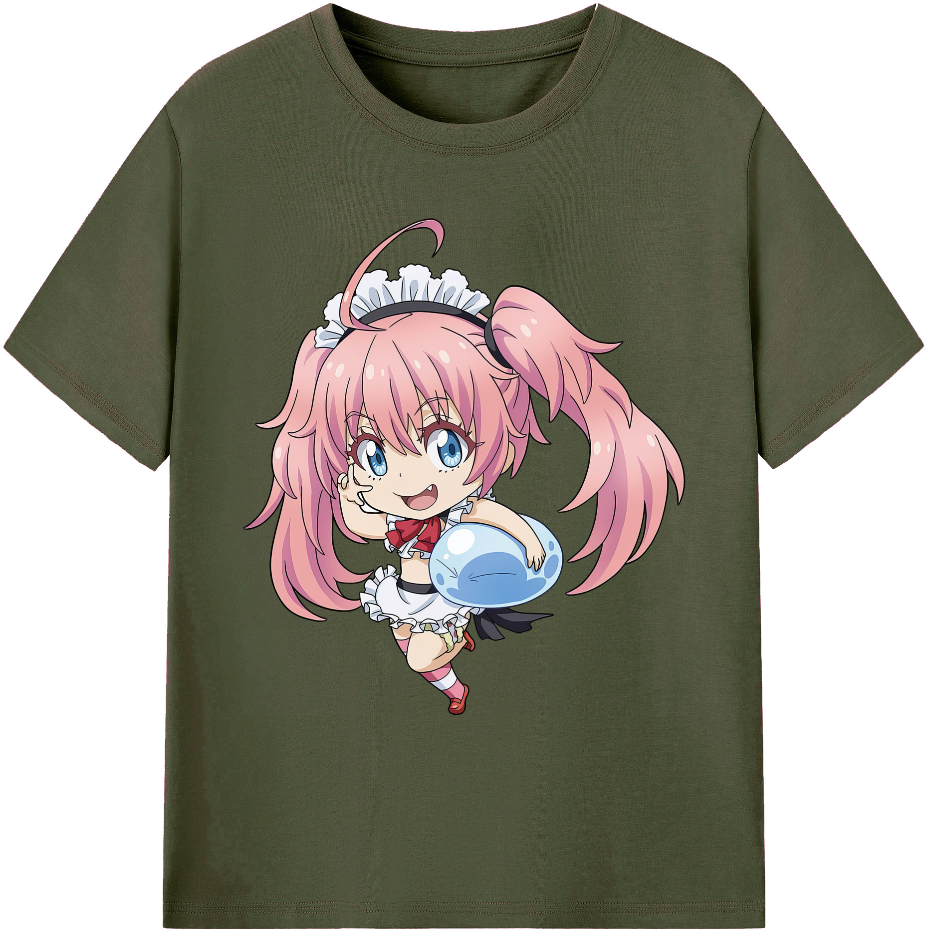 （画像用） 転スラ Regarding Reincarnated to Slime 綿100％ メンズ半袖Tシャツ｜肌触りやわらか＆通気性